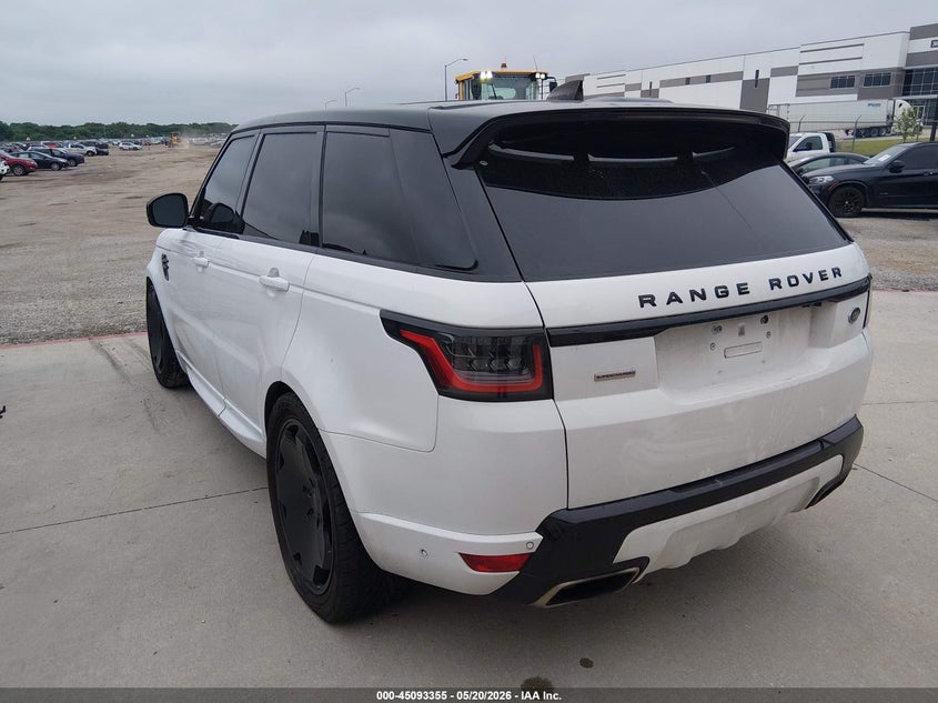2019 Land rover Range rover sport VIN SALWR2RE6KA835357 IAAI salvage auction — UNDERCARRIAGE, Salvage (Texas), sold $13,400 on 2026-07-10 (photo 3)