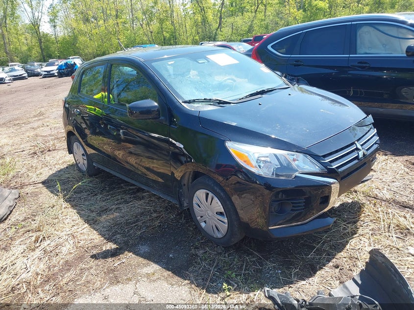 2024 Mitsubishi Mirage VIN ML32AUHJ3RH012476 IAAI salvage auction — LEFT FRONT, Salvage (Ohio), sold $2,000 on 2026-07-17 (photo 1)
