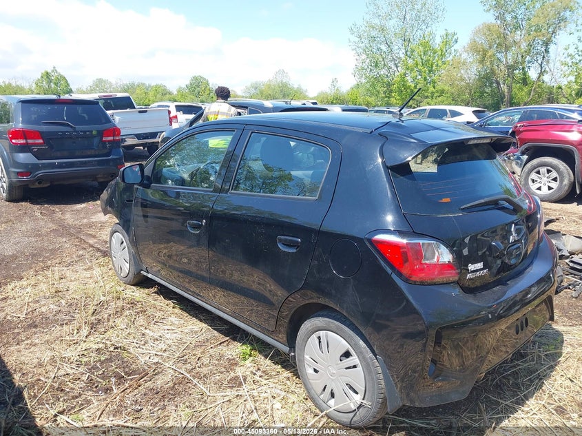 2024 Mitsubishi Mirage VIN ML32AUHJ3RH012476 IAAI salvage auction — LEFT FRONT, Salvage (Ohio), sold $2,000 on 2026-07-17 (photo 3)