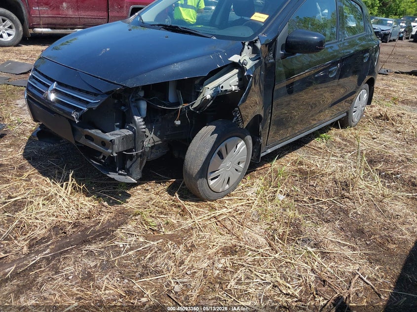 2024 Mitsubishi Mirage VIN ML32AUHJ3RH012476 IAAI salvage auction — LEFT FRONT, Salvage (Ohio), sold $2,000 on 2026-07-17 (photo 6)