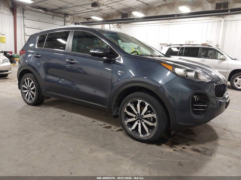 2019 Kia Sportage VIN KNDPNCAC2K7548232 IAAI salvage auction — HAIL, Salvage (Iowa), sold $6,050 on 2026-07-14 (photo 1)