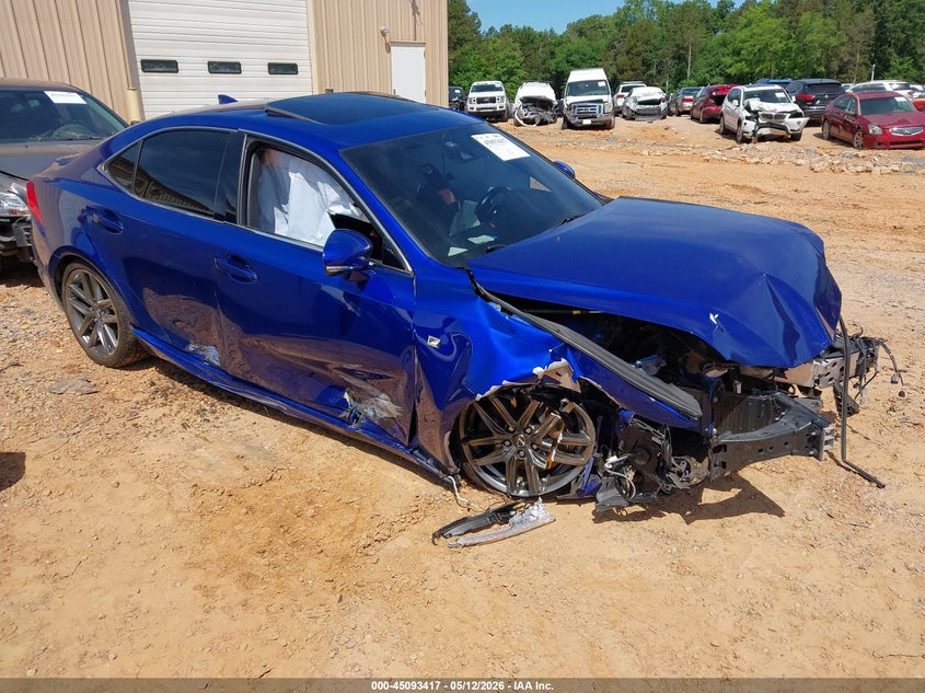 2017 Lexus Is VIN JTHBA1D27H5044646 IAAI salvage auction — FRONT END, Salvage (North Carolina), sold $1,300 on 2026-07-20 (photo 1)