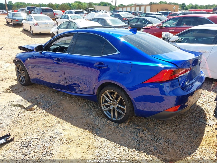 2017 Lexus Is VIN JTHBA1D27H5044646 IAAI salvage auction — FRONT END, Salvage (North Carolina), sold $1,300 on 2026-07-20 (photo 3)