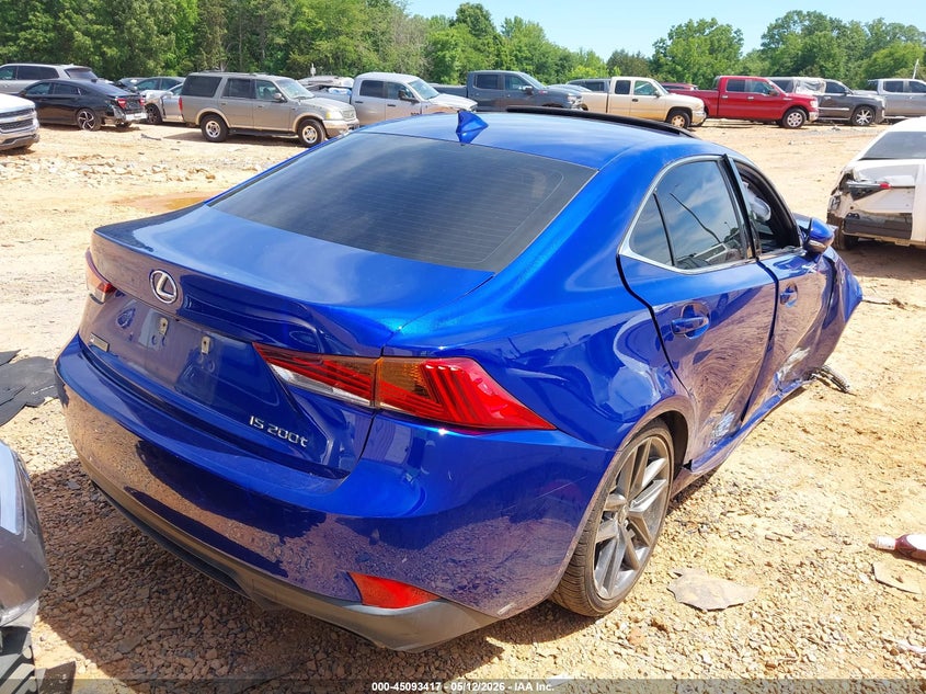 2017 Lexus Is VIN JTHBA1D27H5044646 IAAI salvage auction — FRONT END, Salvage (North Carolina), sold $1,300 on 2026-07-20 (photo 4)