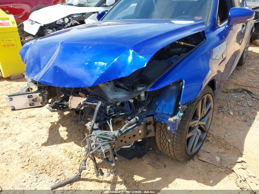 2017 Lexus Is VIN JTHBA1D27H5044646 IAAI salvage auction — FRONT END, Salvage (North Carolina), sold $1,300 on 2026-07-20 (photo 6)
