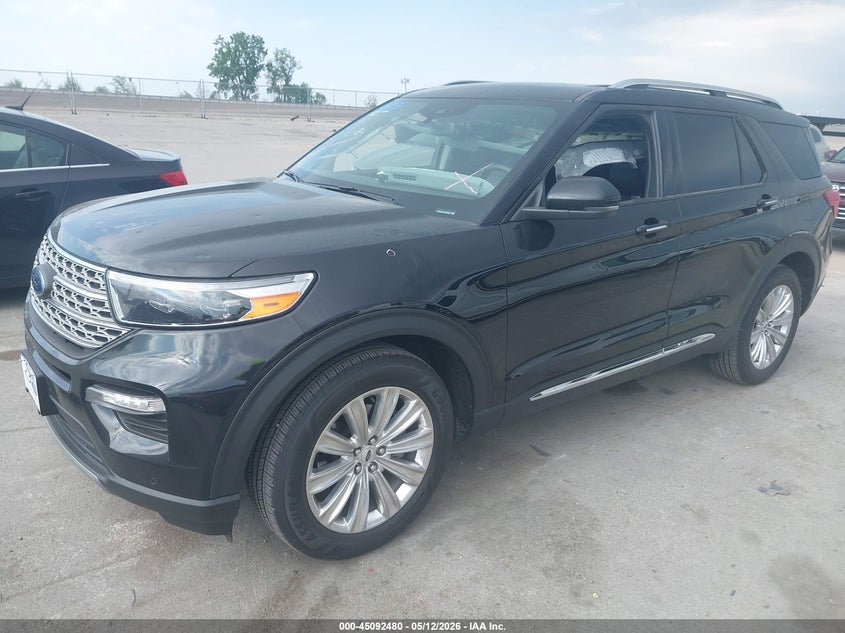 2023 Ford Explorer VIN 1FMSK8FH1PGC04480 IAAI salvage auction — HAIL, Salvage (Iowa), sold $9,925 on 2026-07-28 (photo 2)
