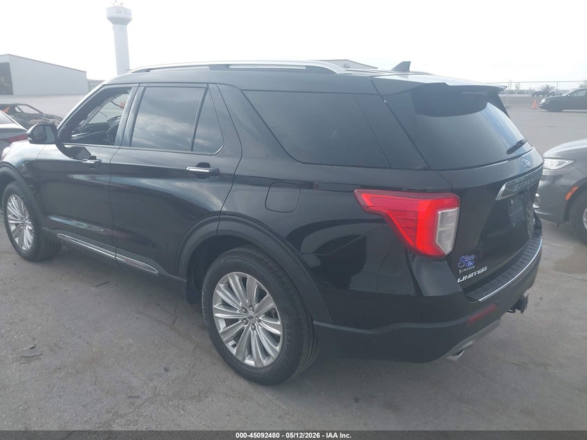 2023 Ford Explorer VIN 1FMSK8FH1PGC04480 IAAI salvage auction — HAIL, Salvage (Iowa), sold $9,925 on 2026-07-28 (photo 3)