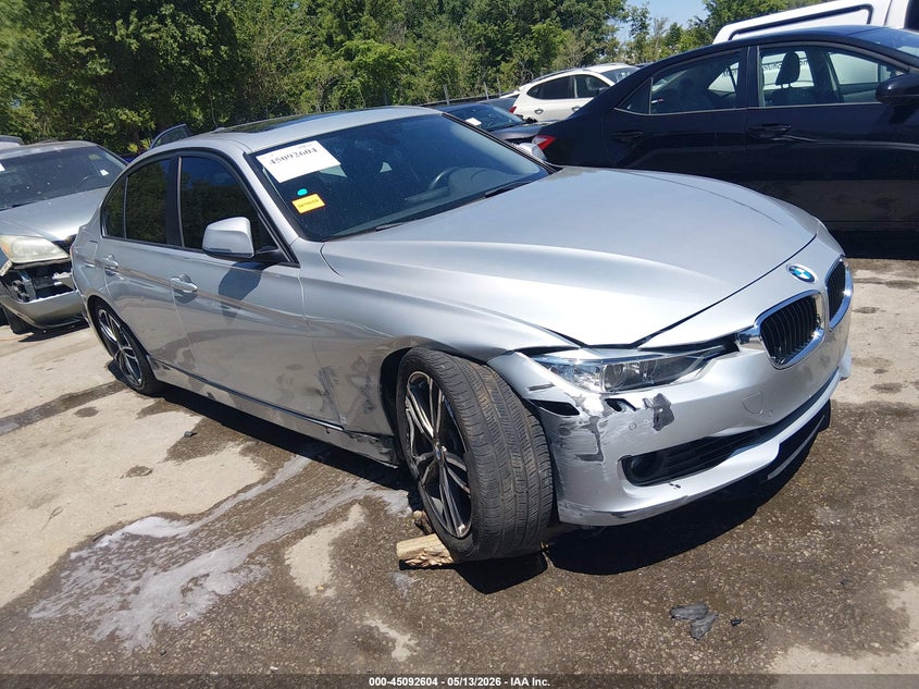 2015 BMW 3er VIN WBA3B5G54FNS18991 IAAI salvage auction — RIGHT SIDE, Salvage (Kansas), sold $1,350 on 2026-07-08 (photo 1)