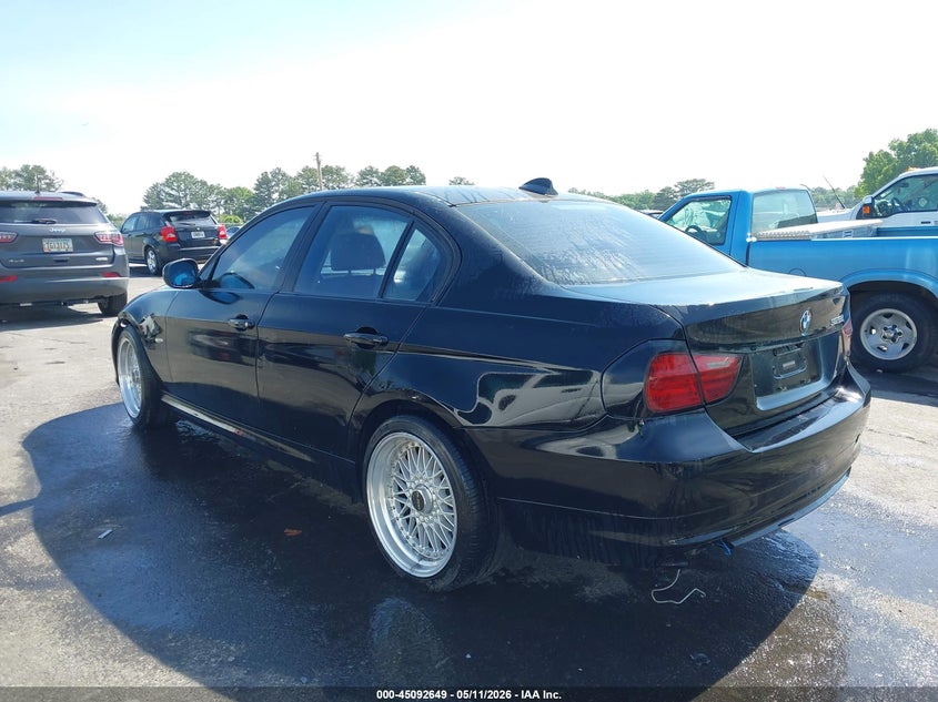 2009 BMW 3 series VIN WBAPH73529E129149 IAAI salvage auction — NORMAL WEAR, Repossession Paperwork (Georgia), sold $700 on 2026-07-22 (photo 3)