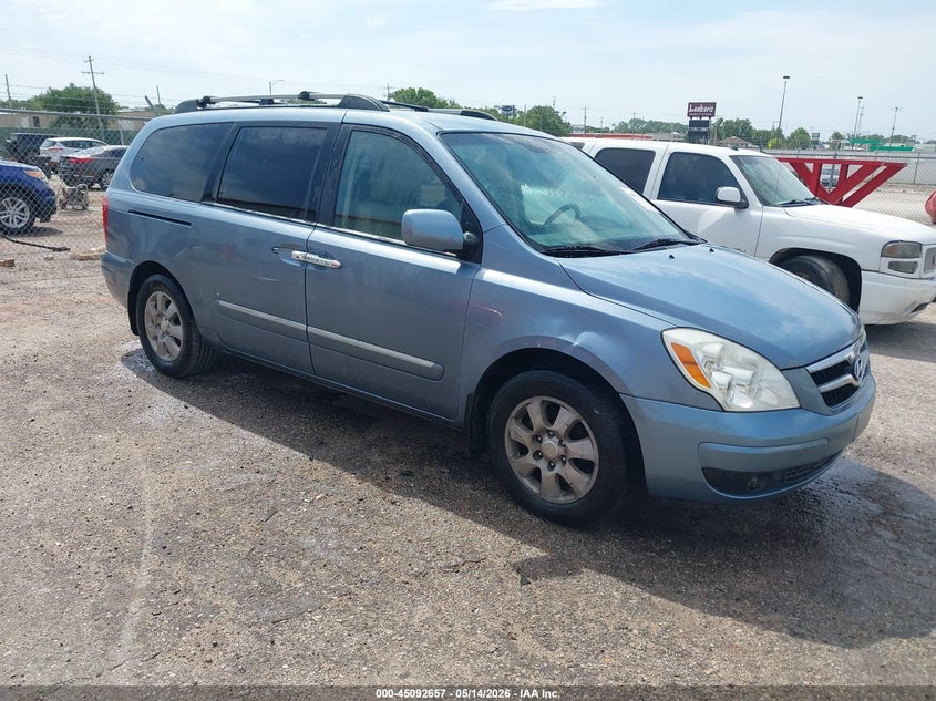 2008 Hyundai Entourage VIN KNDMC233186056693 IAAI salvage auction — RIGHT FRONT, Clear (Kansas), sold $250 on 2026-07-10 (photo 1)