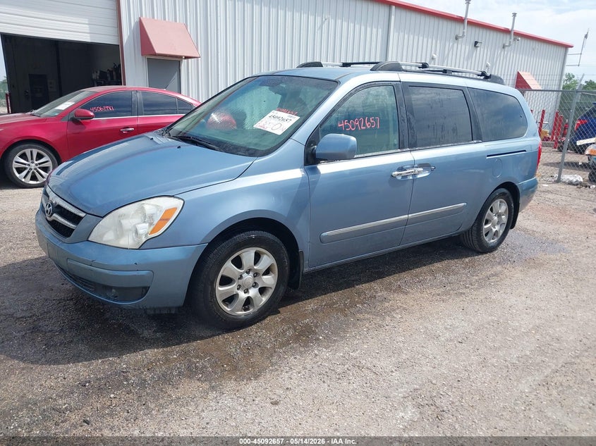 2008 Hyundai Entourage VIN KNDMC233186056693 IAAI salvage auction — RIGHT FRONT, Clear (Kansas), sold $250 on 2026-07-10 (photo 2)