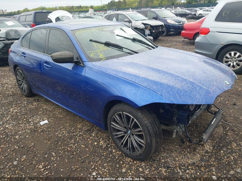 2020 BMW 3er VIN WBA5U9C01LA380360 IAAI salvage auction — FRONT END, Salvage (Idaho), sold $12,950 on 2026-07-14 (photo 1)