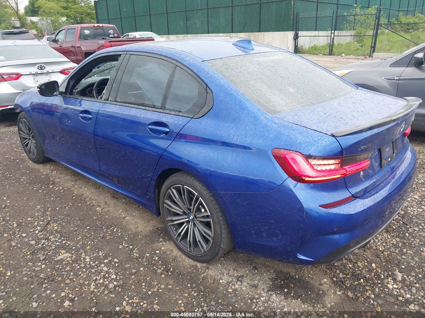2020 BMW 3er VIN WBA5U9C01LA380360 IAAI salvage auction — FRONT END, Salvage (Idaho), sold $12,950 on 2026-07-14 (photo 3)