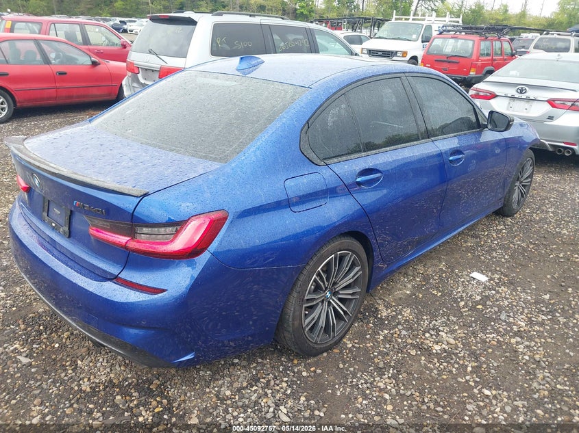 2020 BMW 3er VIN WBA5U9C01LA380360 IAAI salvage auction — FRONT END, Salvage (Idaho), sold $12,950 on 2026-07-14 (photo 4)