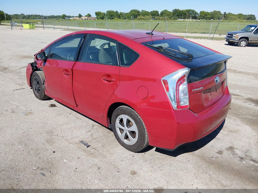 2015 Toyota Prius VIN JTDKN3DU5F0419124 IAAI salvage auction — LEFT FRONT, Salvage (Illinois), sold $3,300 on 2026-07-29 (photo 3)