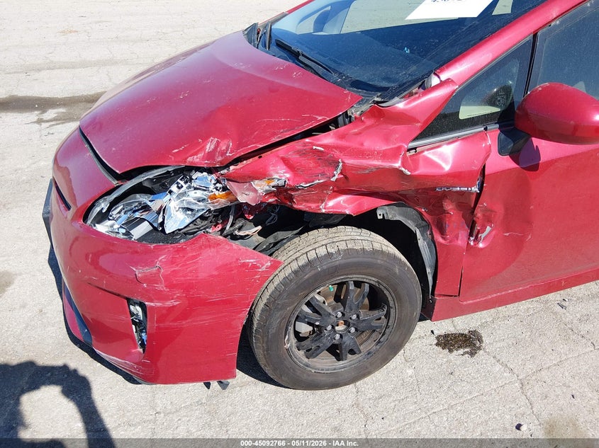 2015 Toyota Prius VIN JTDKN3DU5F0419124 IAAI salvage auction — LEFT FRONT, Salvage (Illinois), sold $3,300 on 2026-07-29 (photo 6)