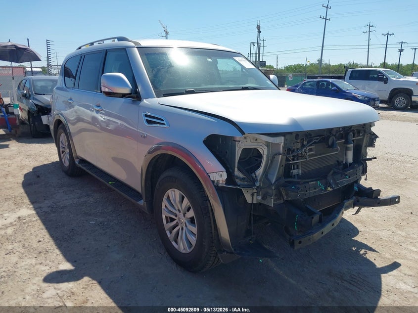 2017 Nissan Armada VIN JN8AY2NC4H9506065 IAAI salvage auction — FRONT END, Original (Texas), sold $2,200 on 2026-07-31 (photo 1)