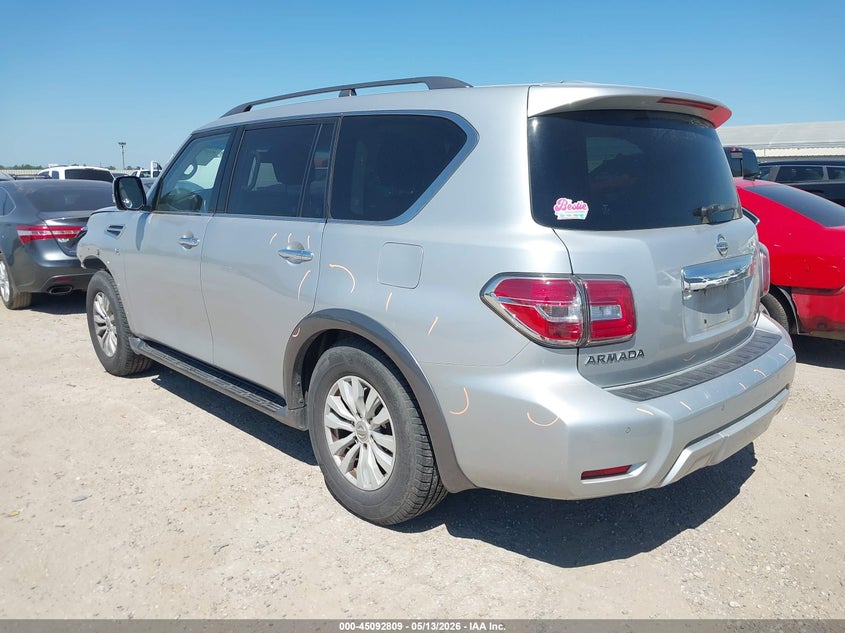 2017 Nissan Armada VIN JN8AY2NC4H9506065 IAAI salvage auction — FRONT END, Original (Texas), sold $2,200 on 2026-07-31 (photo 3)