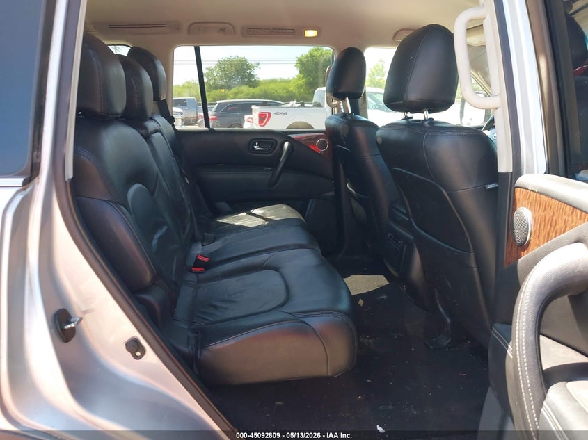 2017 Nissan Armada VIN JN8AY2NC4H9506065 IAAI salvage auction — FRONT END, Original (Texas), sold $2,200 on 2026-07-31 (photo 8)