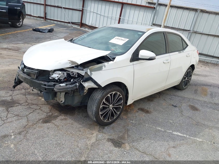 2015 Toyota Corolla VIN 5YFBURHEXFP257554 IAAI salvage auction — FRONT END, Salvage (Georgia), sold $1,150 on 2026-07-15 (photo 2)
