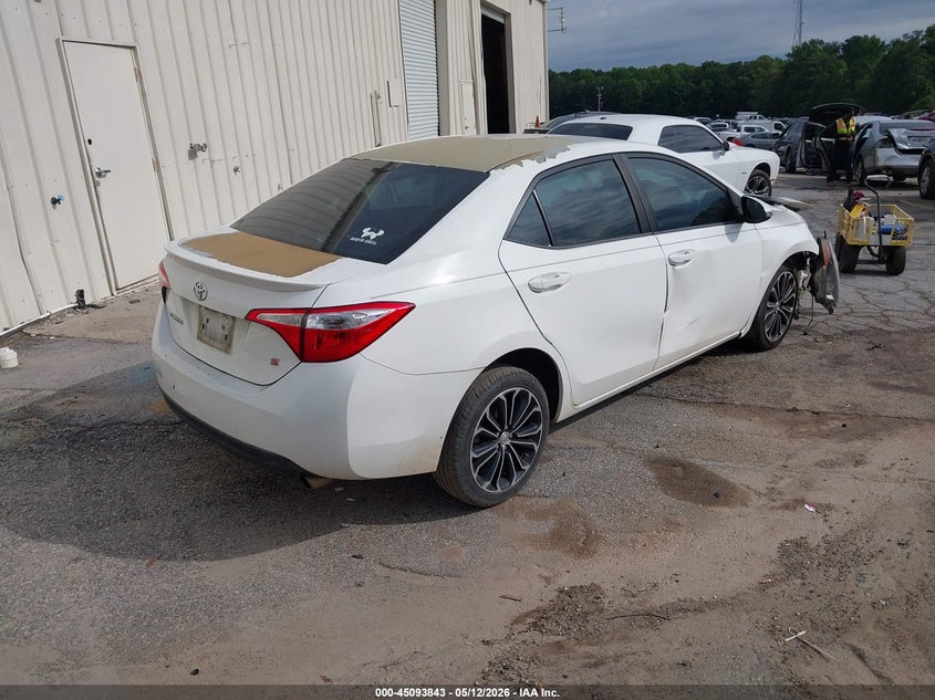2015 Toyota Corolla VIN 5YFBURHEXFP257554 IAAI salvage auction — FRONT END, Salvage (Georgia), sold $1,150 on 2026-07-15 (photo 4)