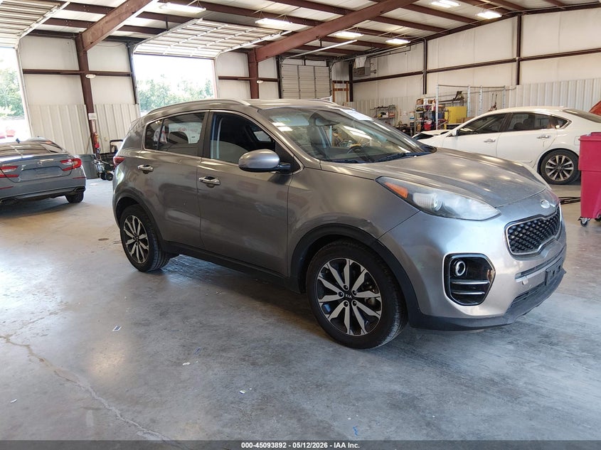 2017 Kia Sportage VIN KNDPN3AC4H7166552 IAAI salvage auction — LEFT FRONT, Salvage (Louisiana), sold $2,350 on 2026-07-06 (photo 1)