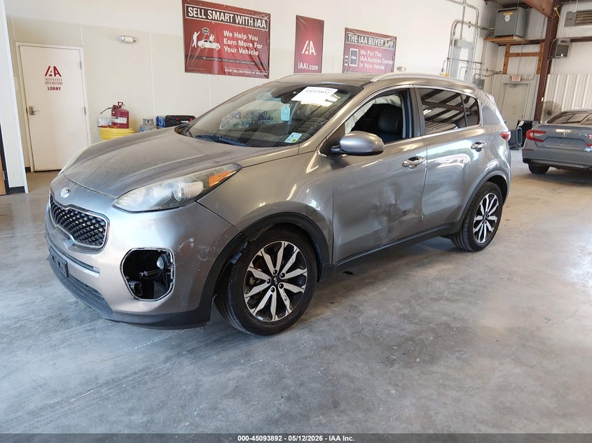 2017 Kia Sportage VIN KNDPN3AC4H7166552 IAAI salvage auction — LEFT FRONT, Salvage (Louisiana), sold $2,350 on 2026-07-06 (photo 2)