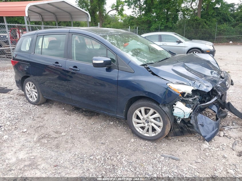 2014 Mazda 5 VIN JM1CW2BL4E0178144 IAAI salvage auction — FRONT END, Bill Of Sale (Georgia), sold $250 on 2026-07-17 (photo 1)
