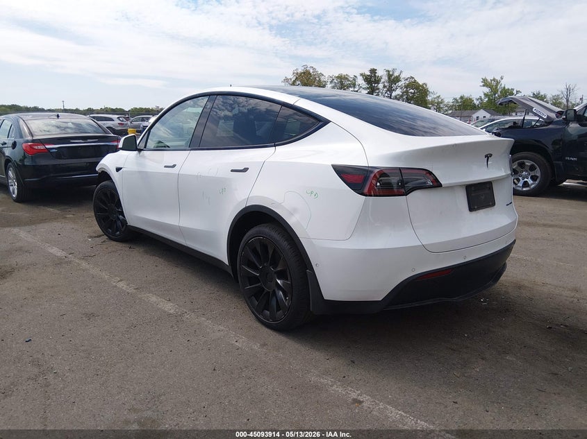 2021 Tesla Model y VIN 5YJYGDEE6MF286227 IAAI salvage auction — FRONT END, Salvage (New Jersey), sold $6,200 on 2026-07-30 (photo 3)