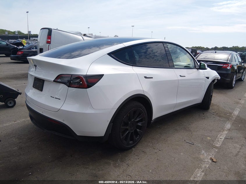 2021 Tesla Model y VIN 5YJYGDEE6MF286227 IAAI salvage auction — FRONT END, Salvage (New Jersey), sold $6,200 on 2026-07-30 (photo 4)