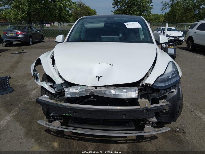 2021 Tesla Model y VIN 5YJYGDEE6MF286227 IAAI salvage auction — FRONT END, Salvage (New Jersey), sold $6,200 on 2026-07-30 (photo 6)