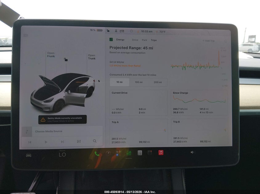 2021 Tesla Model y VIN 5YJYGDEE6MF286227 IAAI salvage auction — FRONT END, Salvage (New Jersey), sold $6,200 on 2026-07-30 (photo 7)