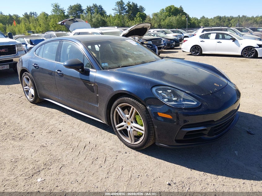 2018 Porsche Panamera VIN WP0AE2A77JL129219 IAAI salvage auction — RIGHT FRONT, Salvage Title, sold $16,600 on 2026-07-10 (photo 1)