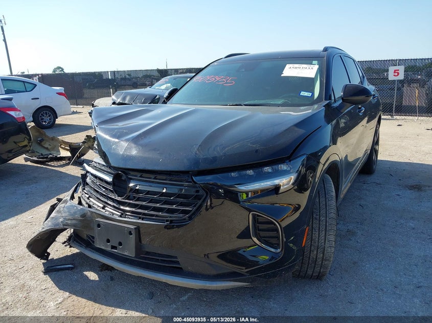2022 Buick Envision VIN LRBFZNR46ND022344 IAAI salvage auction — RIGHT FRONT, Salvage (Texas), sold $3,600 on 2026-07-21 (photo 2)