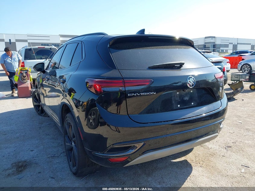 2022 Buick Envision VIN LRBFZNR46ND022344 IAAI salvage auction — RIGHT FRONT, Salvage (Texas), sold $3,600 on 2026-07-21 (photo 3)