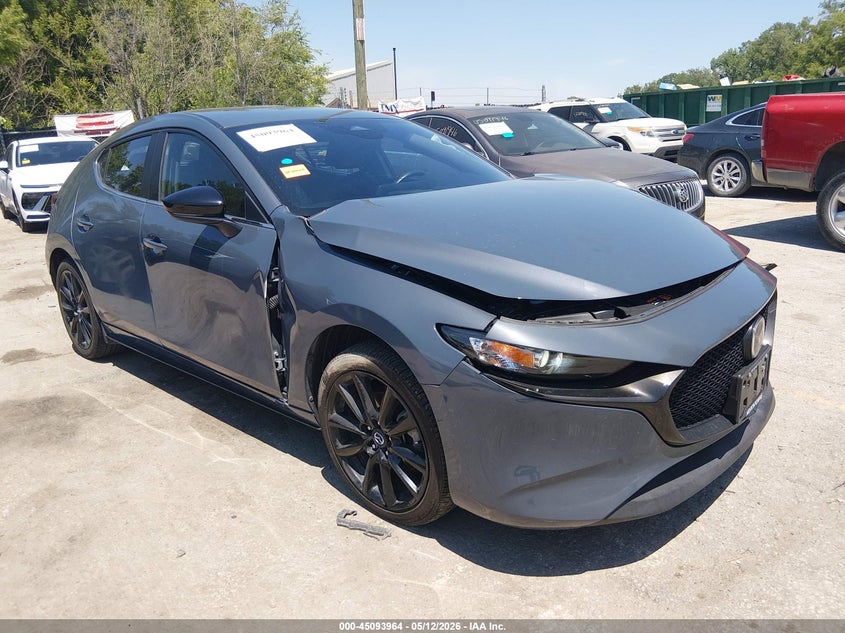 2024 Mazda 3 VIN JM1BPBLM9R1719043 IAAI salvage auction — LEFT & RIGHT, Salvage (Kansas), sold $5,850 on 2026-07-22 (photo 1)