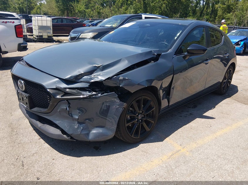 2024 Mazda 3 VIN JM1BPBLM9R1719043 IAAI salvage auction — LEFT & RIGHT, Salvage (Kansas), sold $5,850 on 2026-07-22 (photo 2)