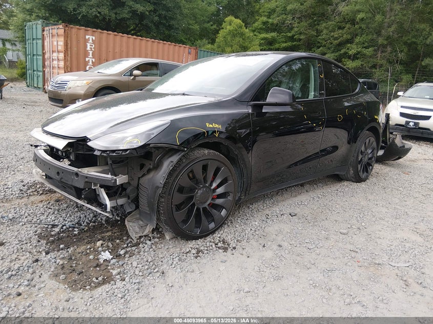 2023 Tesla Model y VIN 7SAYGDEF3PF825404 IAAI salvage auction — UNKNOWN, Clear (South Carolina), sold $12,600 on 2026-07-19 (photo 2)