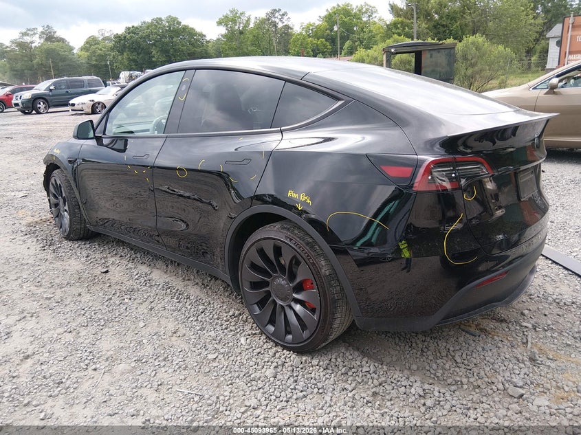 2023 Tesla Model y VIN 7SAYGDEF3PF825404 IAAI salvage auction — UNKNOWN, Clear (South Carolina), sold $12,600 on 2026-07-19 (photo 3)