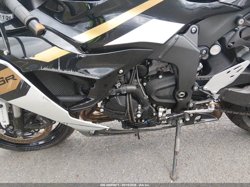 2026 Kawasaki Zx VIN JKBZXJJ12TA038186 IAAI salvage auction — LEFT SIDE, Mv-907A (New York), sold $3,100 on 2026-07-22 (photo 8)