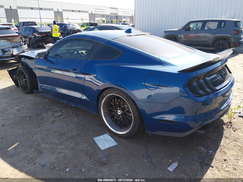 2022 Ford Mustang VIN 1FA6P8CF9N5133635 IAAI salvage auction — LEFT & RIGHT, Original (Texas), sold $11,000 on 2026-07-29 (photo 3)