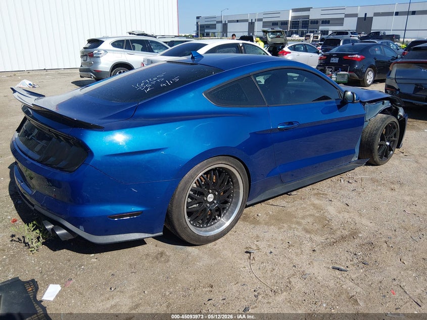 2022 Ford Mustang VIN 1FA6P8CF9N5133635 IAAI salvage auction — LEFT & RIGHT, Original (Texas), sold $11,000 on 2026-07-29 (photo 4)