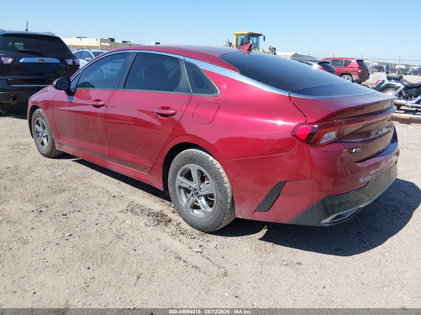 2022 Kia K5 VIN 5XXG14J20NG127842 IAAI salvage auction — HAIL, Salvage (Kansas), sold $6,025 on 2026-07-17 (photo 3)