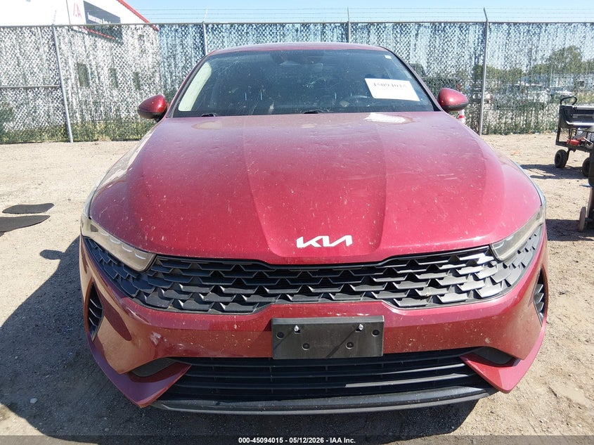 2022 Kia K5 VIN 5XXG14J20NG127842 IAAI salvage auction — HAIL, Salvage (Kansas), sold $6,025 on 2026-07-17 (photo 6)