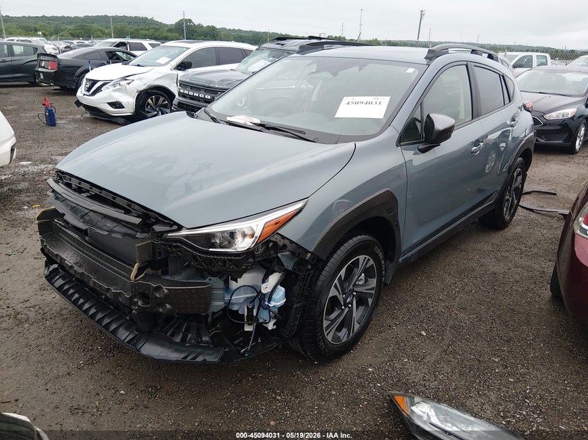 2024 Subaru Xv VIN JF2GUADC1RH862298 IAAI salvage auction — FRONT END, Clear (Oklahoma), sold $3,150 on 2026-07-21 (photo 2)