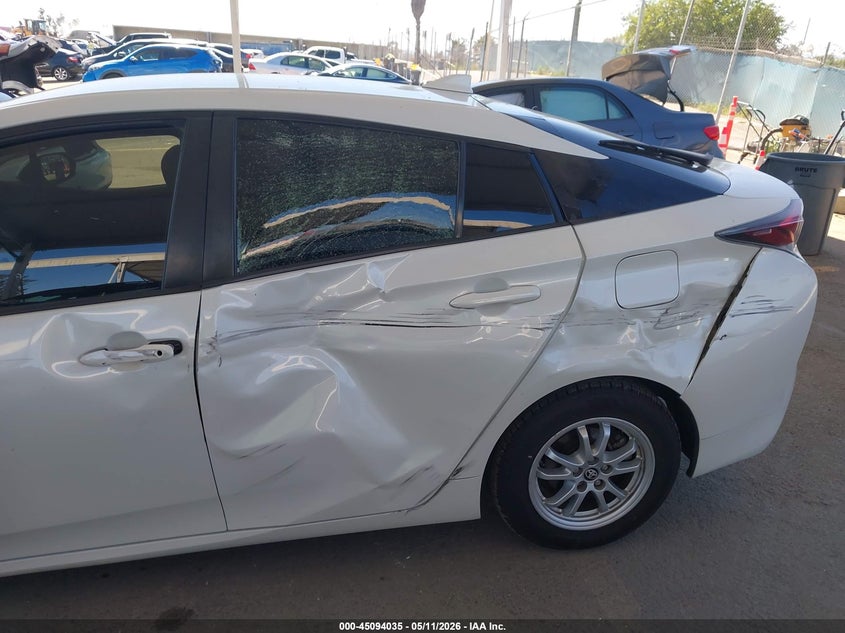 2016 Toyota Prius VIN JTDKBRFU8G3008275 IAAI salvage auction — LEFT REAR, Salvage (California), sold $3,550 on 2026-07-29 (photo 6)