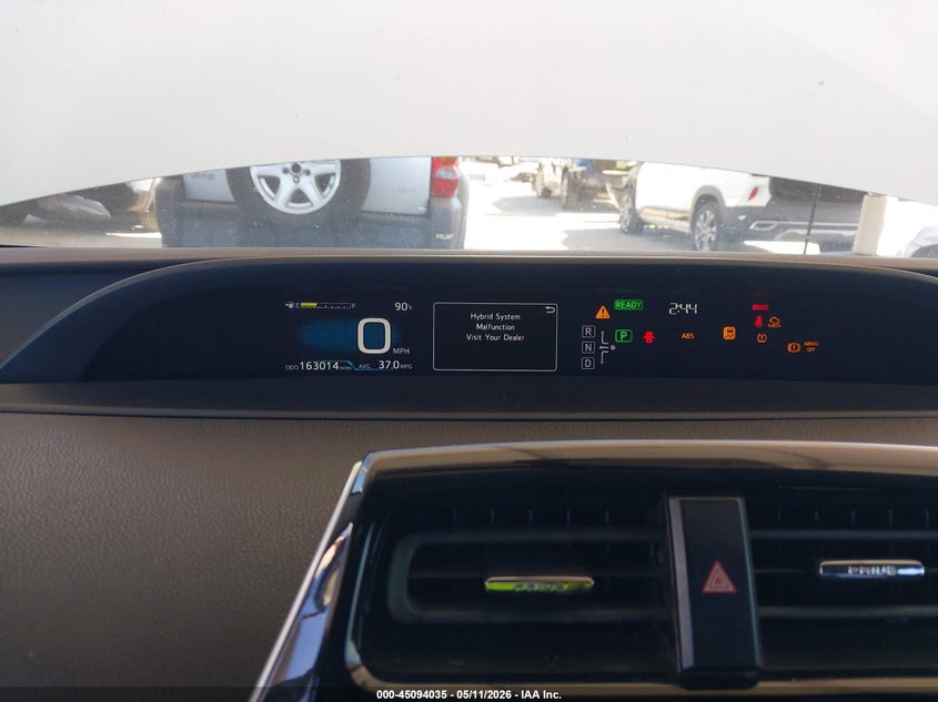 2016 Toyota Prius VIN JTDKBRFU8G3008275 IAAI salvage auction — LEFT REAR, Salvage (California), sold $3,550 on 2026-07-29 (photo 7)