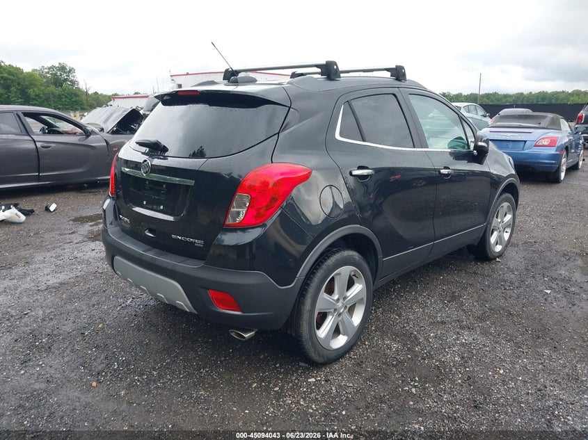 2016 Buick Encore VIN KL4CJESB9GB611191 IAAI salvage auction — THEFT, Salvage (North Carolina), sold $650 on 2026-08-24 (photo 4)