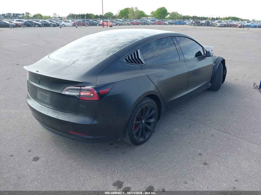 2018 Tesla Model 3 VIN 5YJ3E1EB7JF183964 IAAI salvage auction — FRONT END, Salvage (Minnesota), sold $3,200 on 2026-07-23 (photo 4)