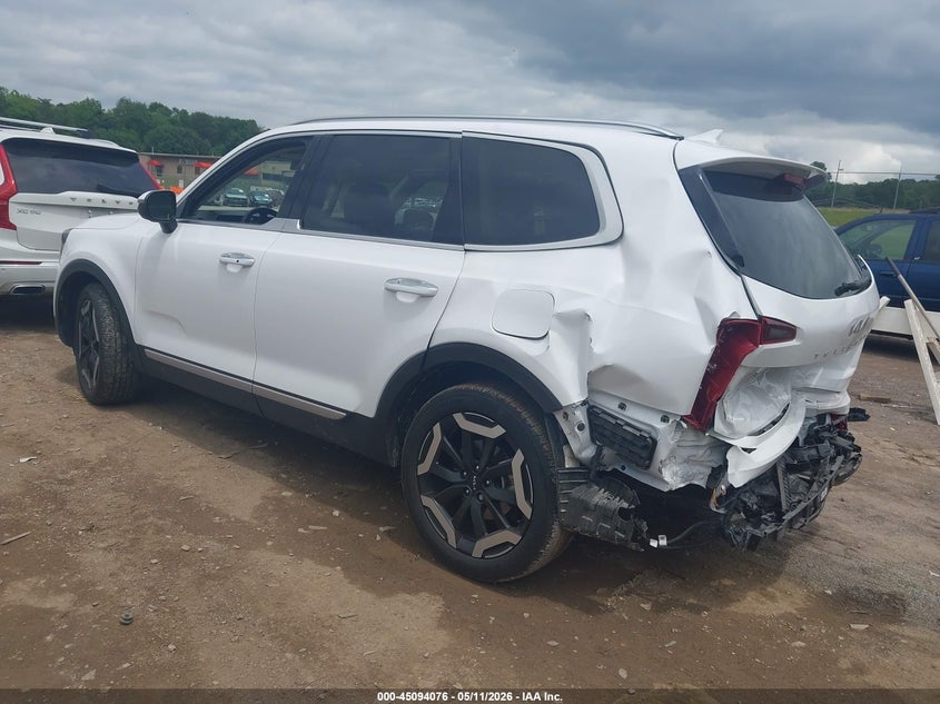 2024 Kia Telluride VIN 5XYP64GC3RG507339 IAAI salvage auction — REAR END, Clear (Tennessee), sold $9,900 on 2026-07-15 (photo 3)